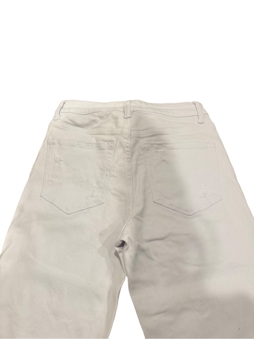 Flying Monkey White Distressed Wide-Leg Jeans - Picture 5 of 10